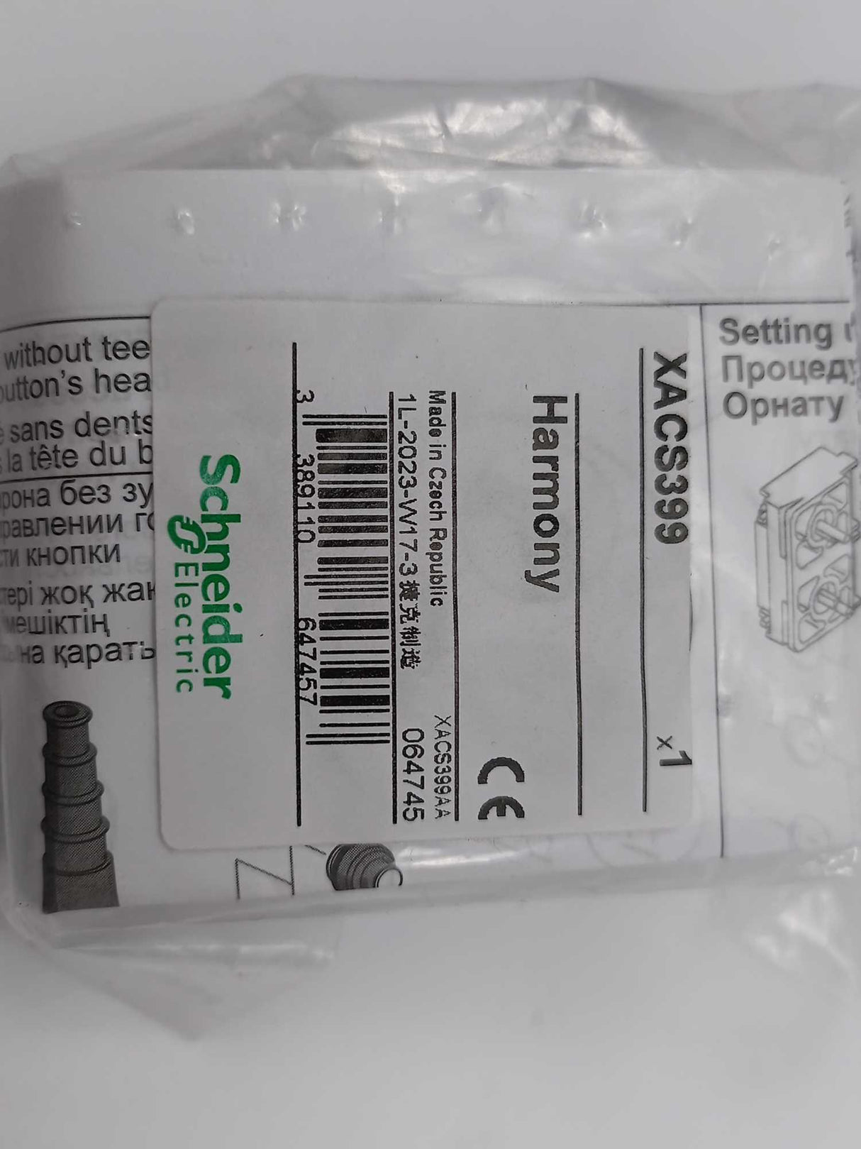Schneider Electric XACS399 Isolating Block