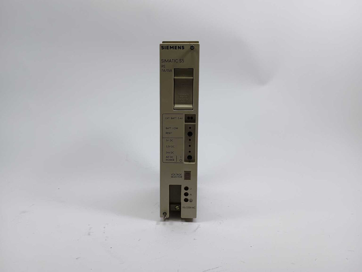 Siemens E220 G5/15WRGD Modular Power Supply