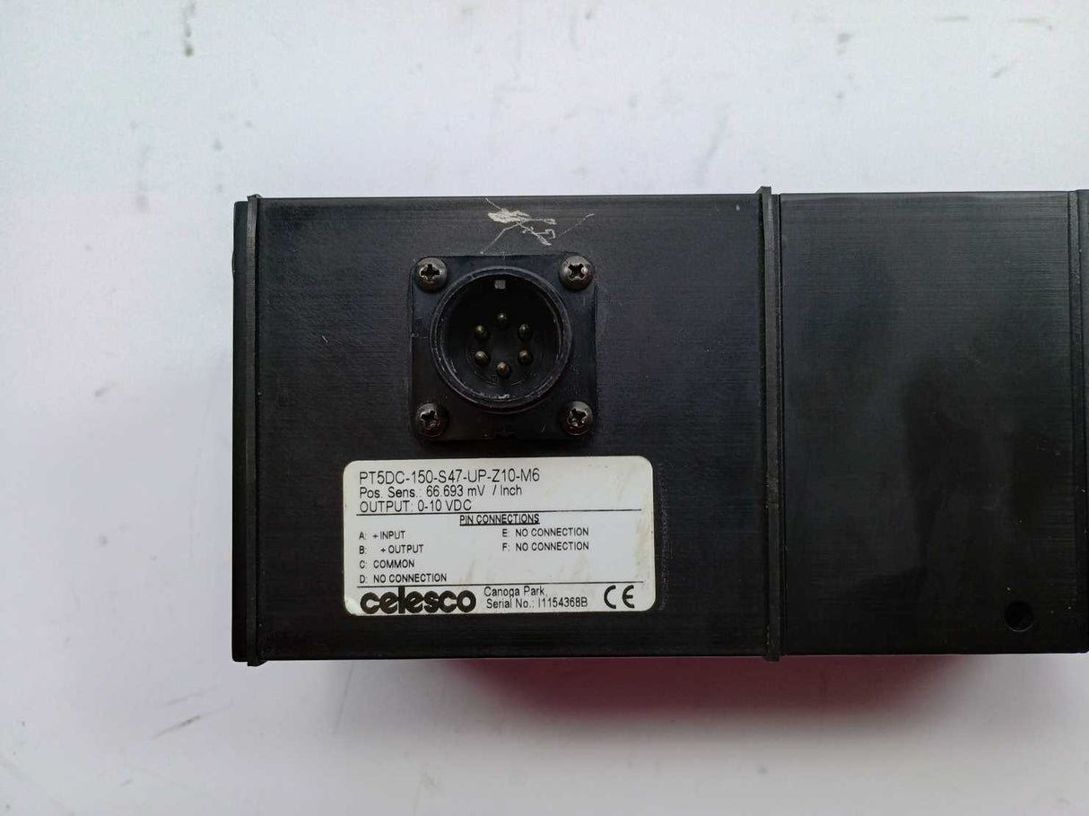 celesco PT5DC-150-S47-UP-Z10-M6 Voltage Divider Industrial String Potentiometer