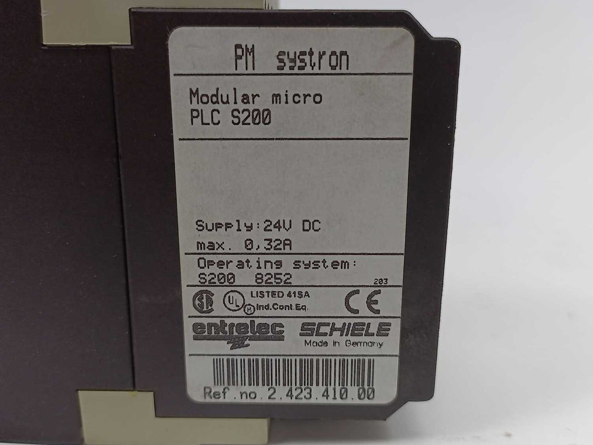 Entrelec Schiele 2.423.410.00 PM Systron PLC S200