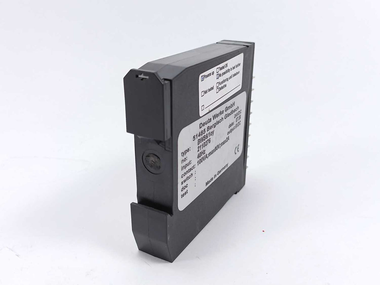 Deuta Werke BWS6/1oy Relay 40Hz