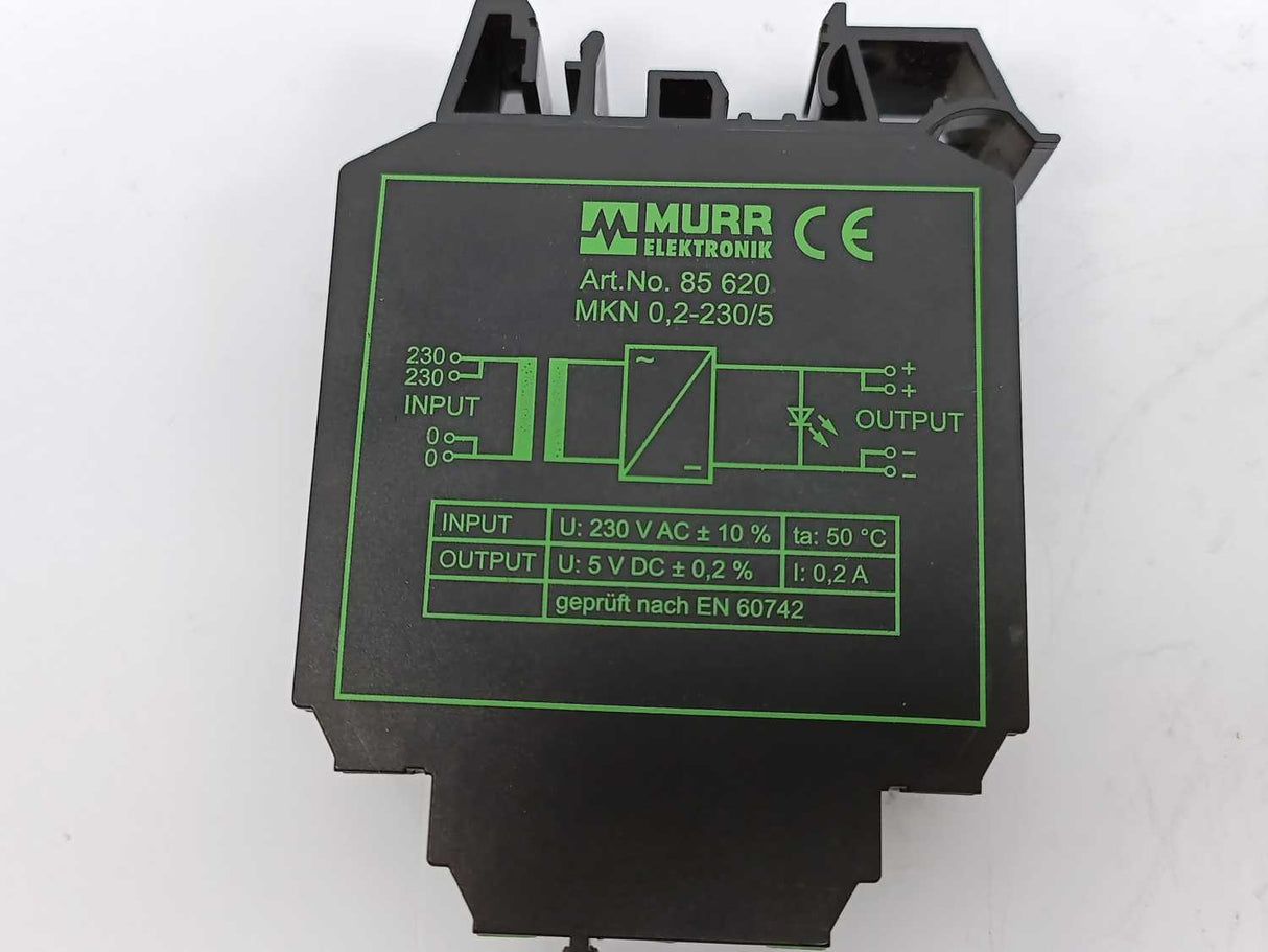 MURR Elektronik 85620 MKN Power Supply 0,2-230/5