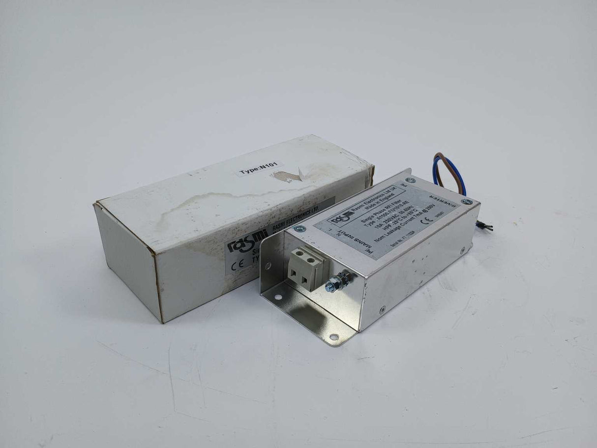 RASMI ELECTRONICS LTD A1000-FIV1010-RE Single Phase RFI Filter