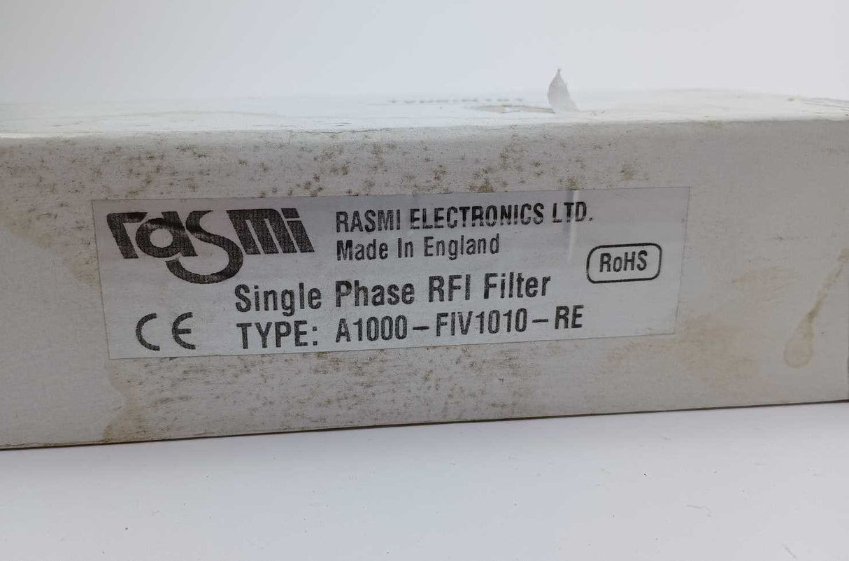 RASMI ELECTRONICS LTD A1000-FIV1010-RE Single Phase RFI Filter