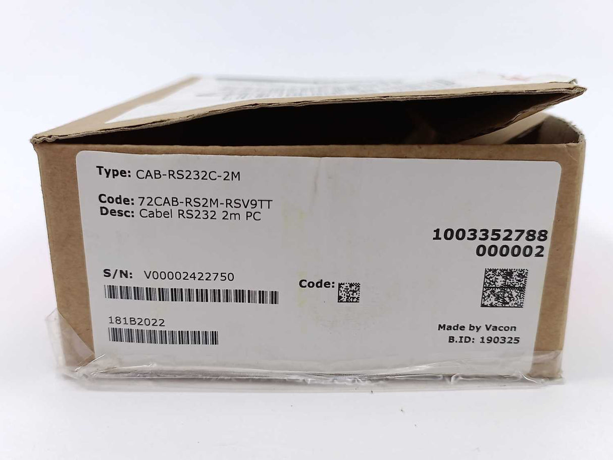 Vacon / Danfoss 181B2022 CAB-RS232C-2M
