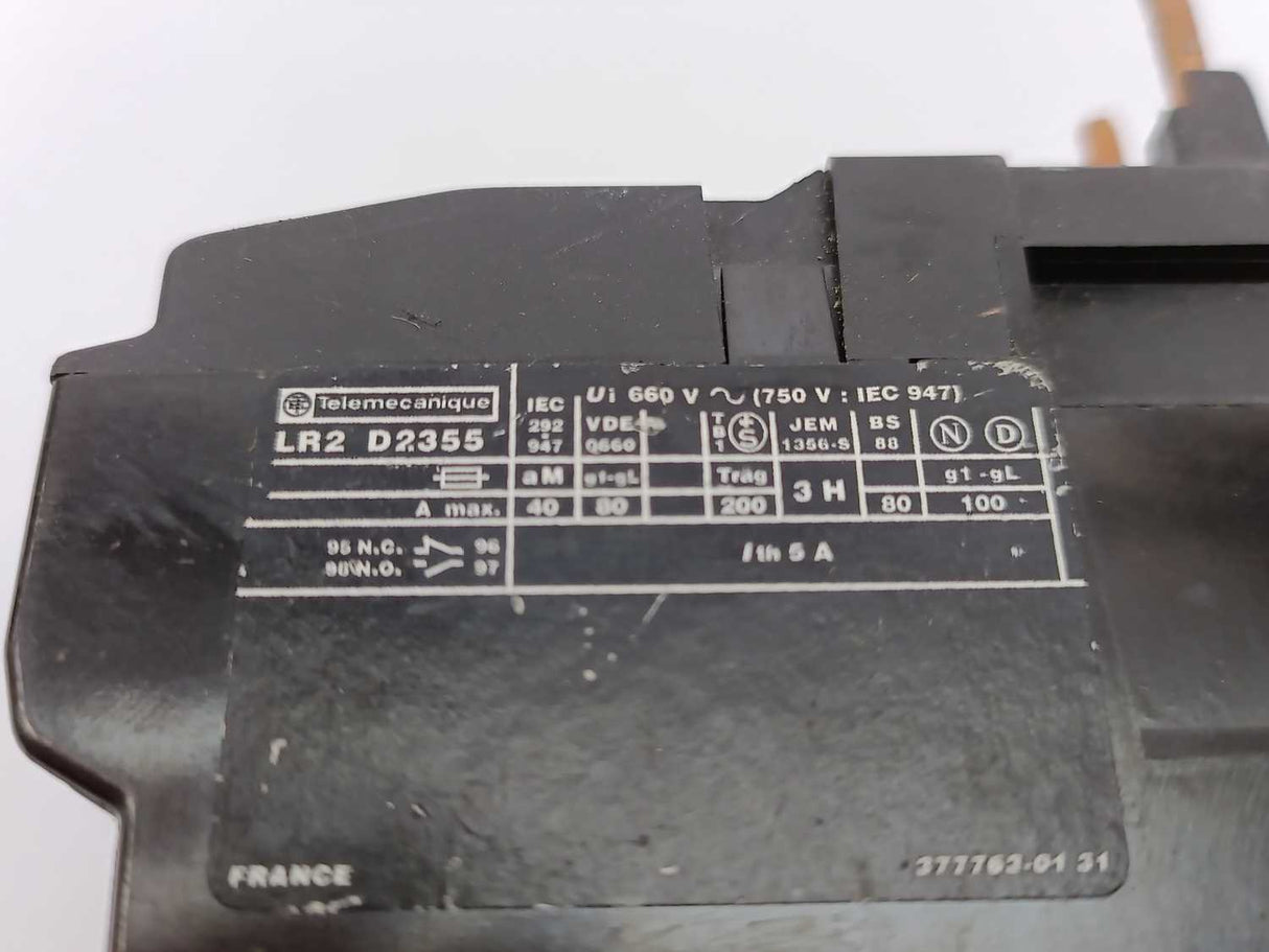 TELEMECANIQUE LR2D2355 30-40A, Thermal overload relay