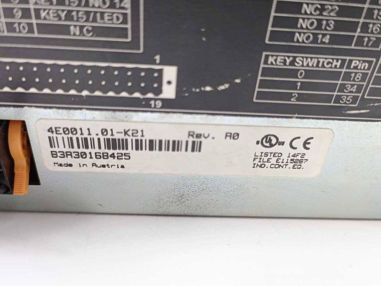 B&R 4E0011.01-K21 Keypad Module
