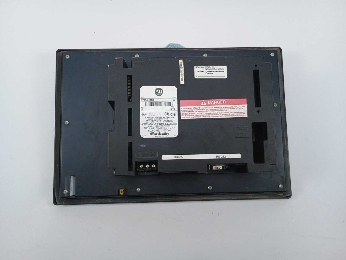 AB 2711-K10G3 PanelView 1000 Ser. A Rev. K Frn. 4.20