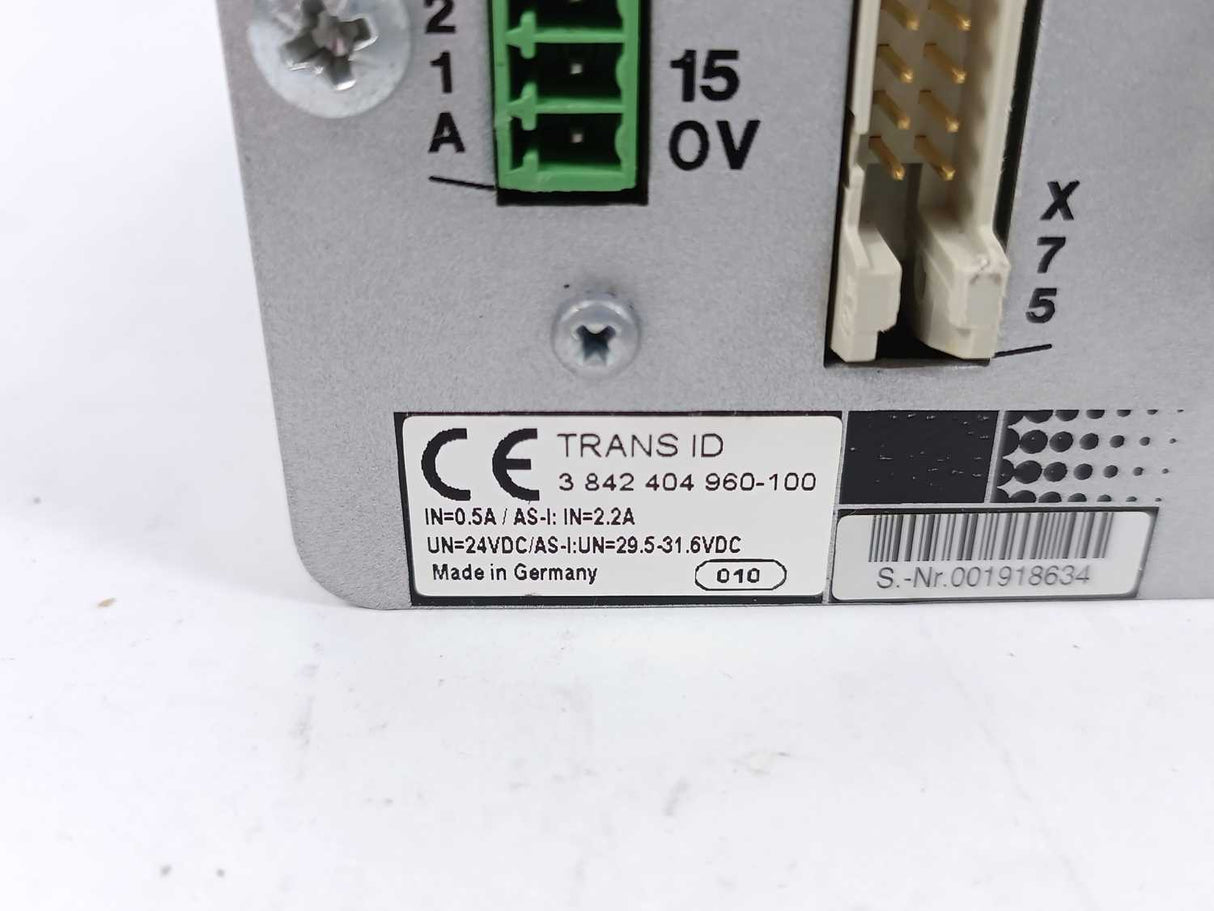 Bosch 3842404960-100 TRANS ID Module