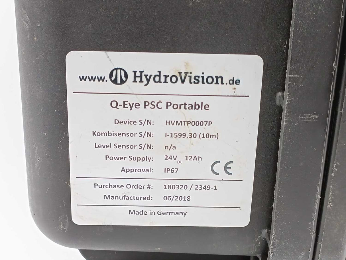 Hydrovision 180320 / 2349-1 Q-Eye PSC Portable Flow Monitor
