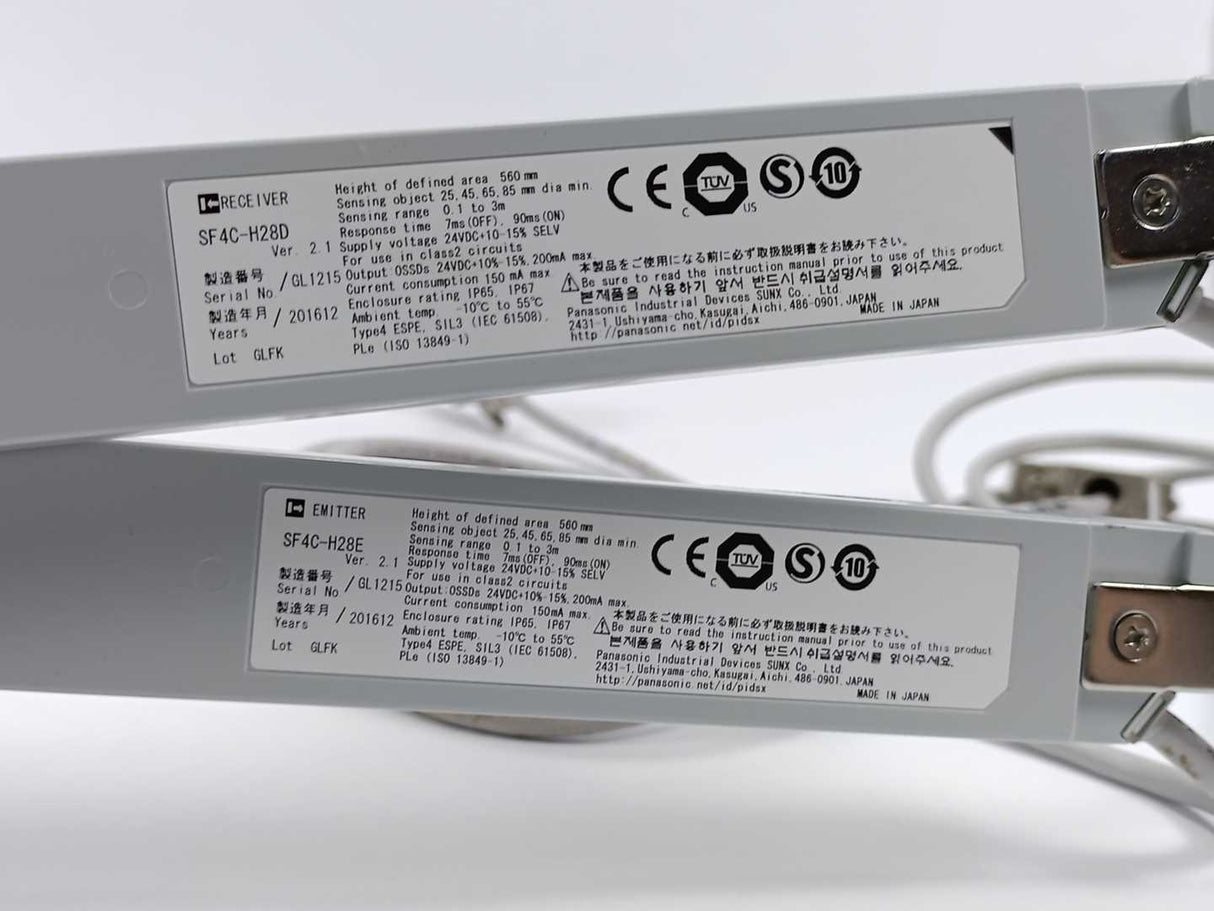 Panasonic SF4C-H28D Receiver & SF4C-H28E Emitter 560mm