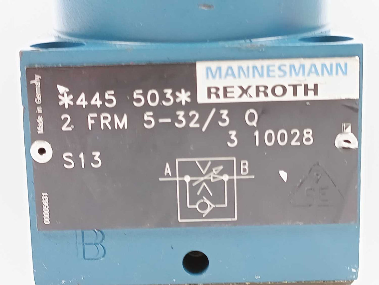 Rexroth 2 FRM 5-32/3 Q FLOW CONTROL VALVE 00005631