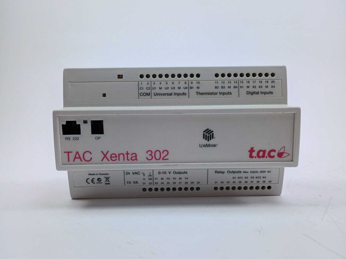 t.a.c 0-073-0011-2 Xenta 302 Programmable Controller