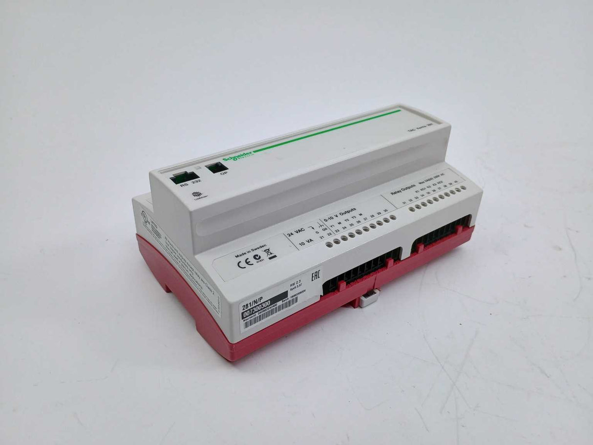 Schneider Electric 007300300 281/N/P TAC Xenta 281 w/ Bottom Plate