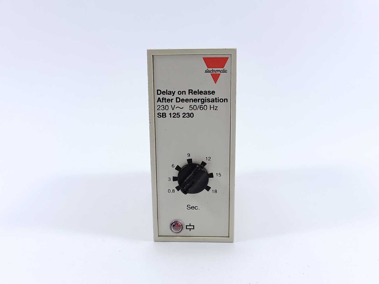 Electromatic SB125230 Delay on Release after deenergisation