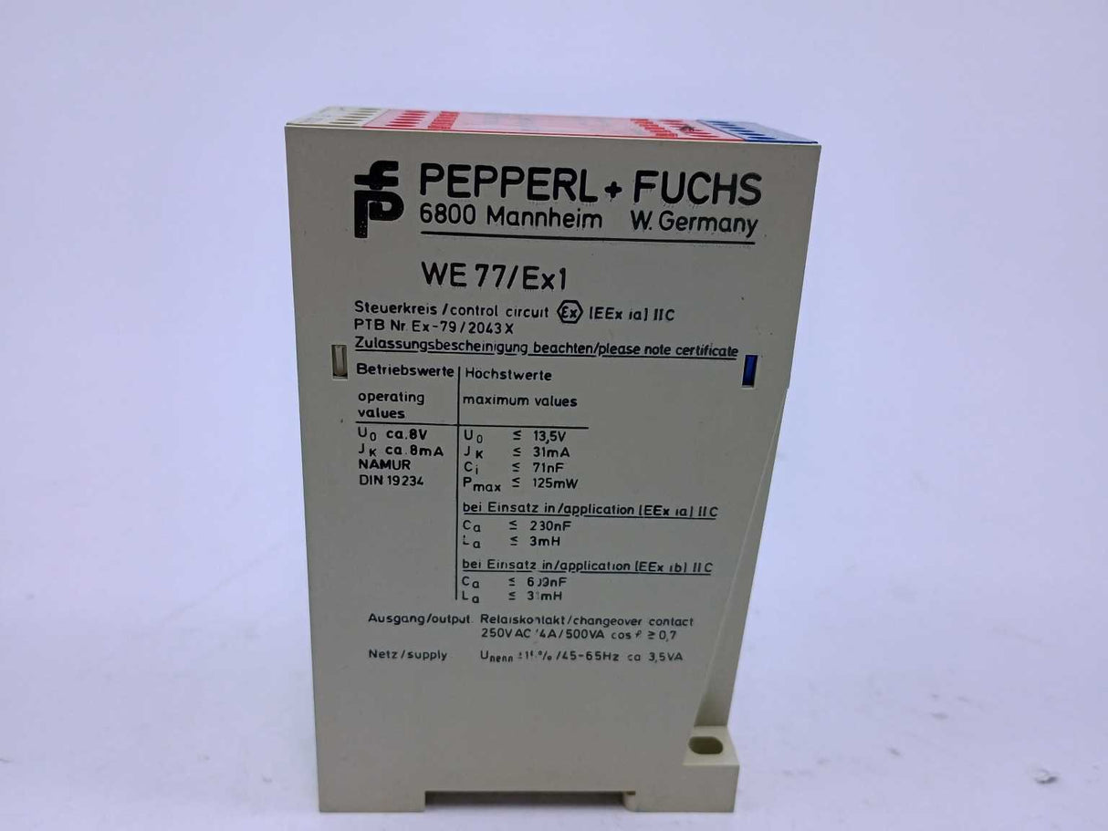 Pepperl+Fuchs 01544S Switch Amplifier