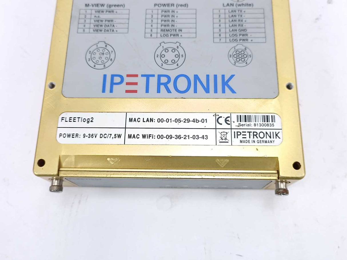 Ipetronik FLEETlog2 Compact data logger for fleet management