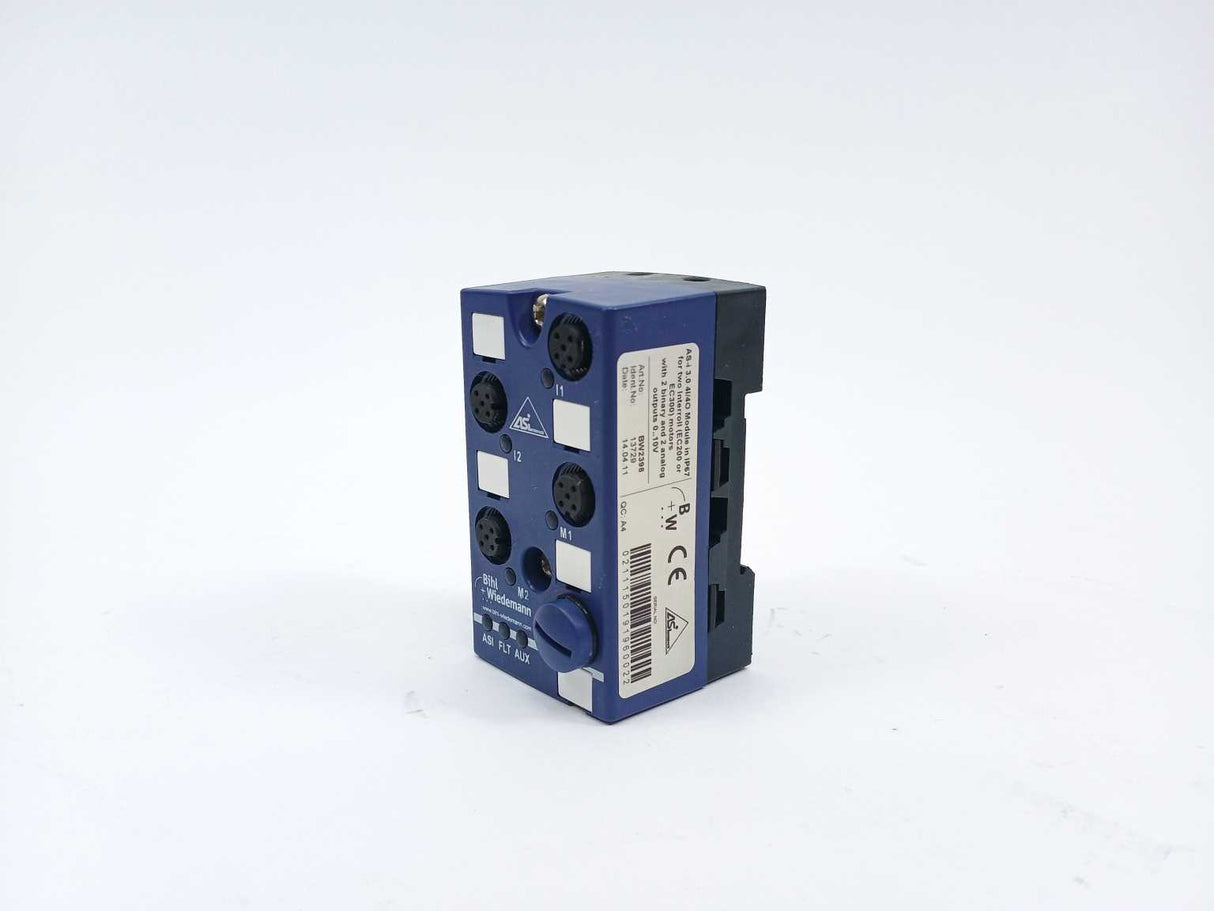 Bihl+Wiedemann 13729 BW2398 AS-i 3.0 4I/4O module