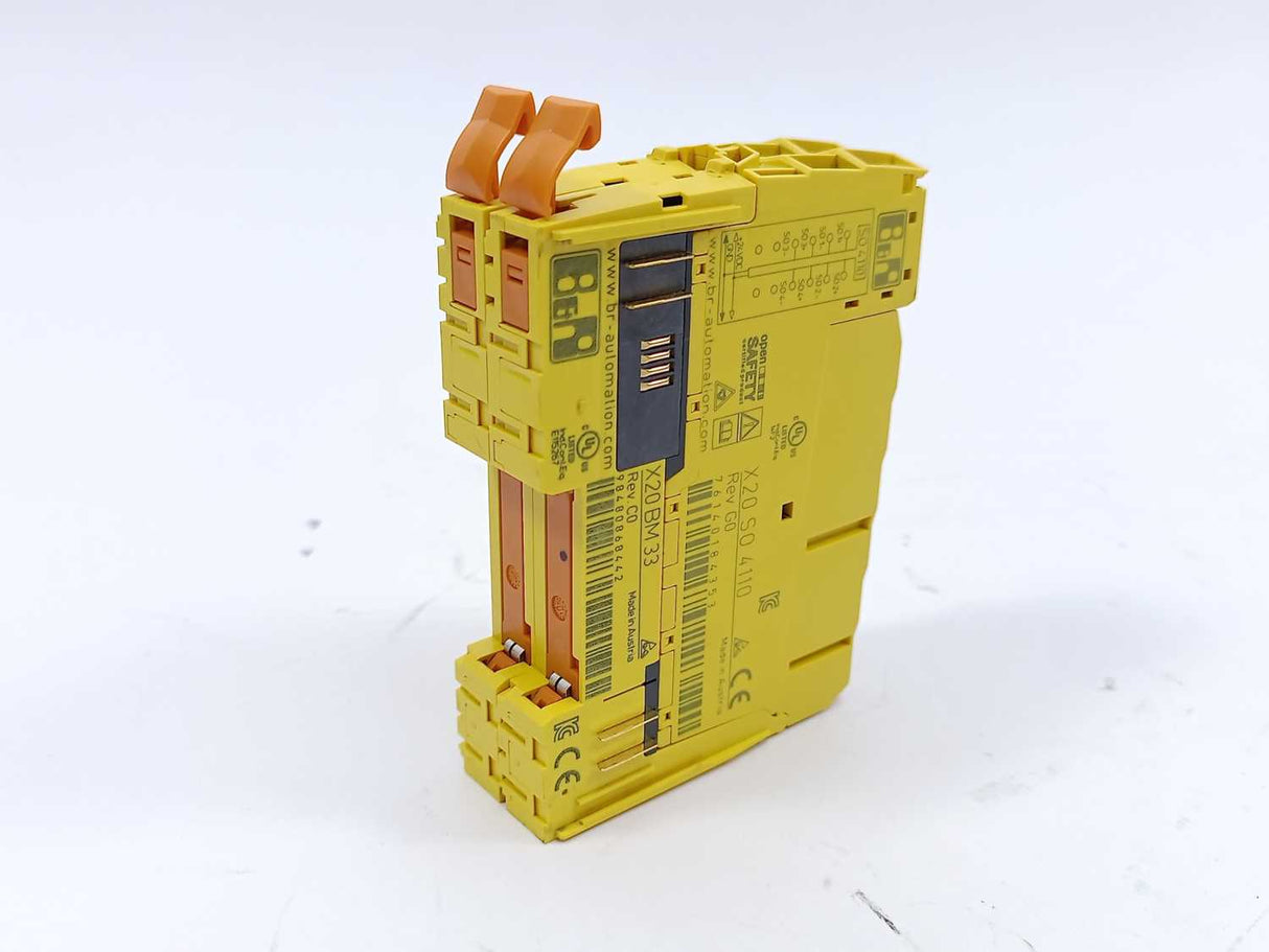 B&R X20SO4110 with X20BM33 & X20TB52