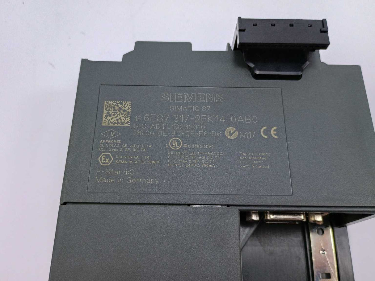 Siemens 6ES7 317-2EK14-0AB0 Simatic s7 317-2 PN/DP
