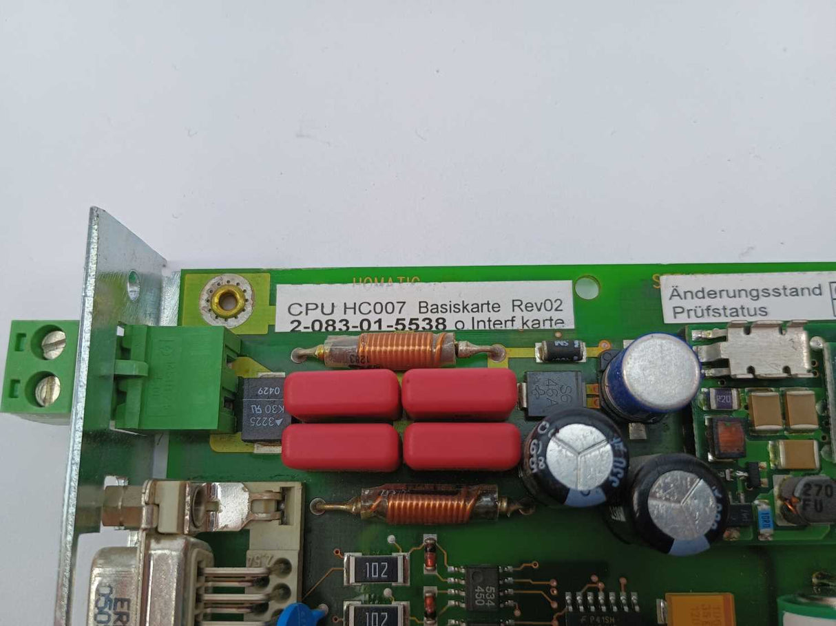 HOMATIC PC-Steuerung 2-083-01-5538 CPU HC007 basiskarte Rev02