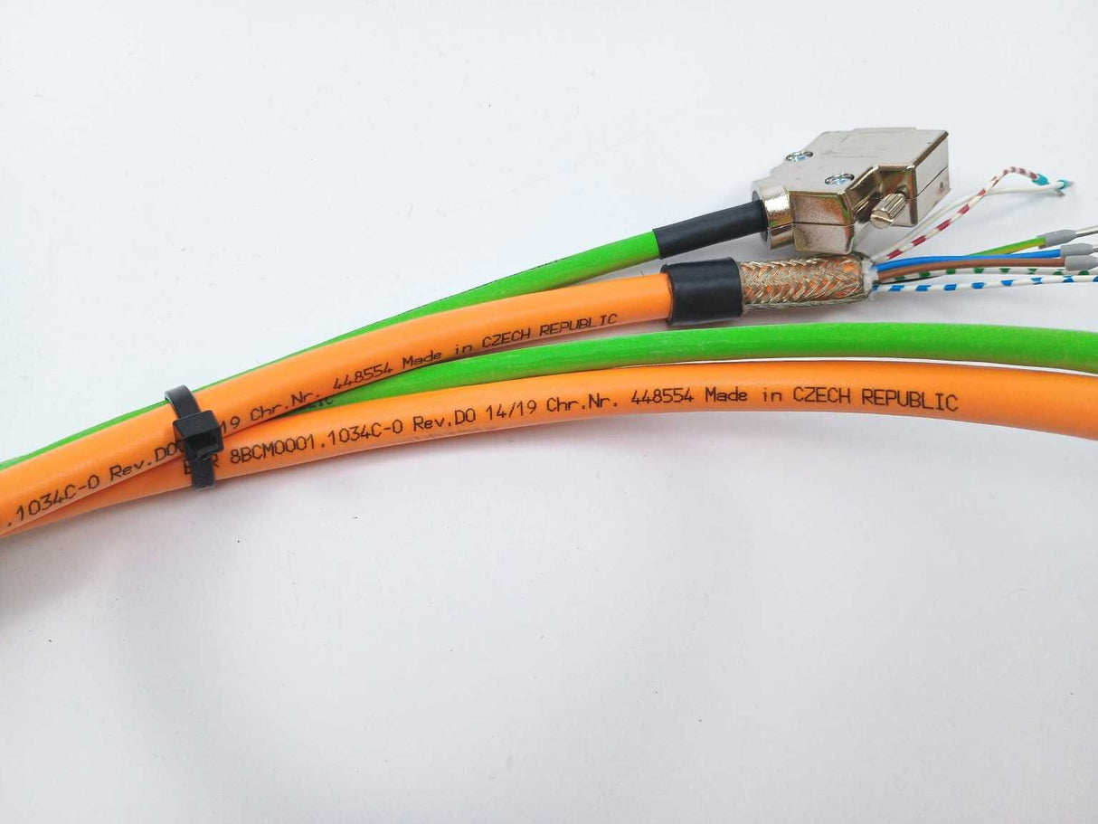 B&R 8BCM0001.1034C-0 Cable Rev. D0 with 8BCR0001.1121A-0