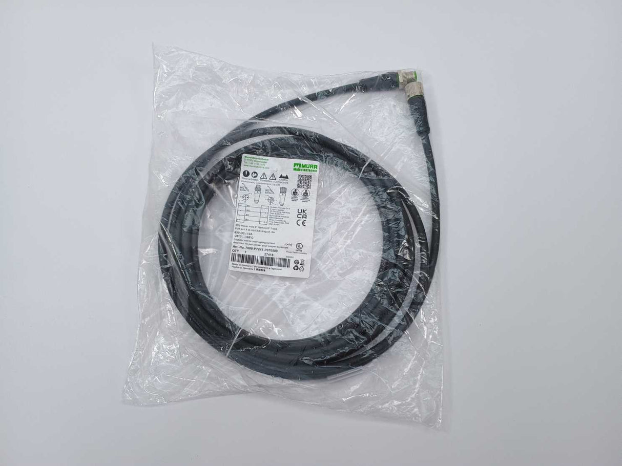 MURR Elektronik 7000-P7241-P070500 Connectors with cable