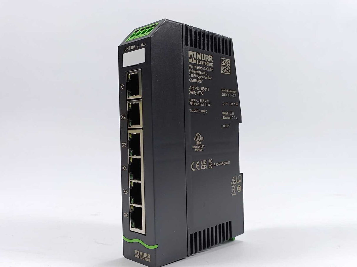 MURR Elektronik 58811 Xelity 6TX Ethernet Switch