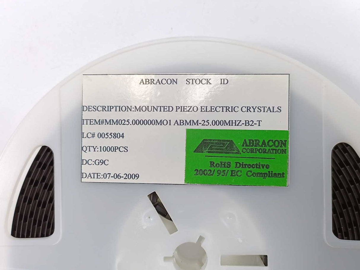 ABRACON ABMM-25.00MHZ-B2-T Crystal component MM025.000000MO1