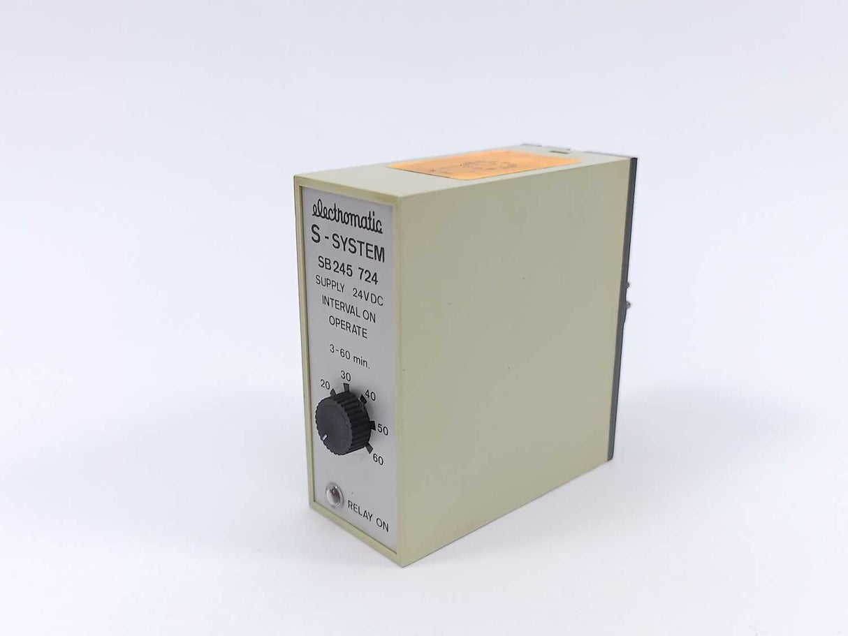 Electromatic SB245 724 S - System Supply 24VDC Interval On Operate 3-60Min