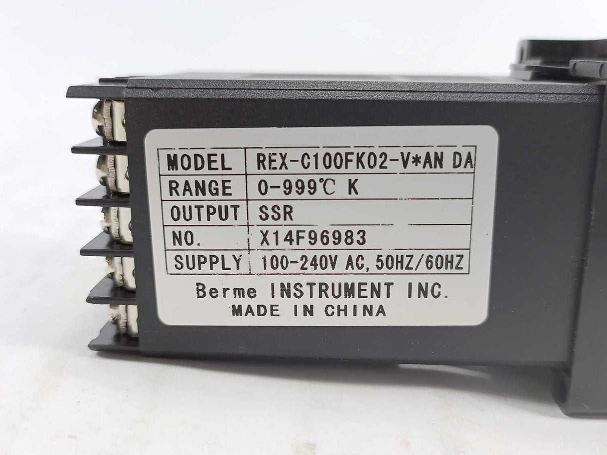 Berme REX-C100FK02-V*AN DA PartNo: 97297881 Ser: A