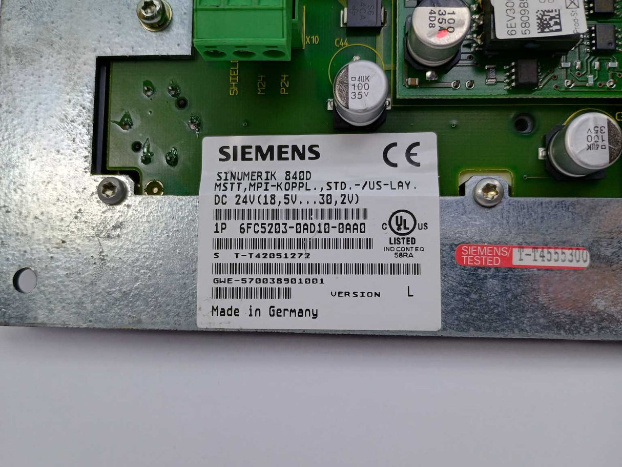 Siemens 6FC5203-0AD10-0AA0 SINUMERIK 840D