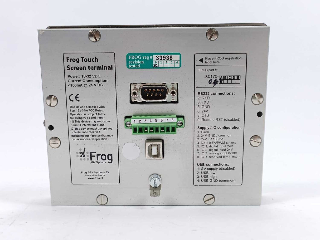 Frog AGV Systems 9.0170-04A Touch screen terminal