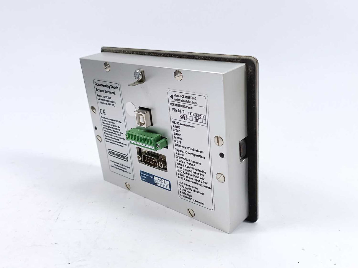 Oceaneering FR9.0170-04C Touch screen terminal