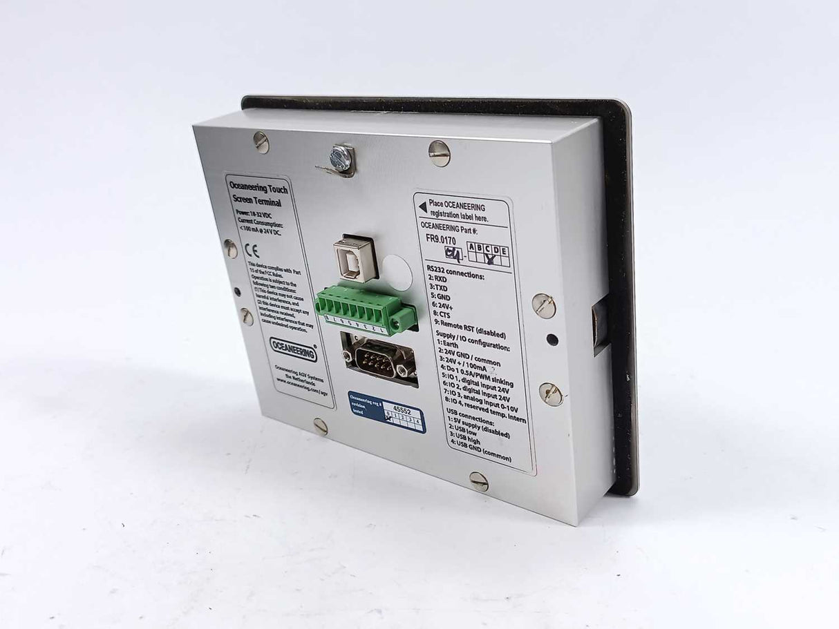 Oceaneering FR9.0170-04C Touch screen terminal