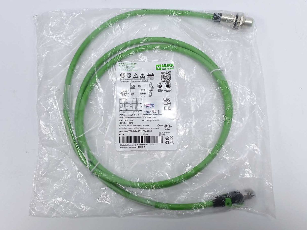 MURR Elektronik 7000-44851-7940150 M12 fem. recept. D-cod. rear