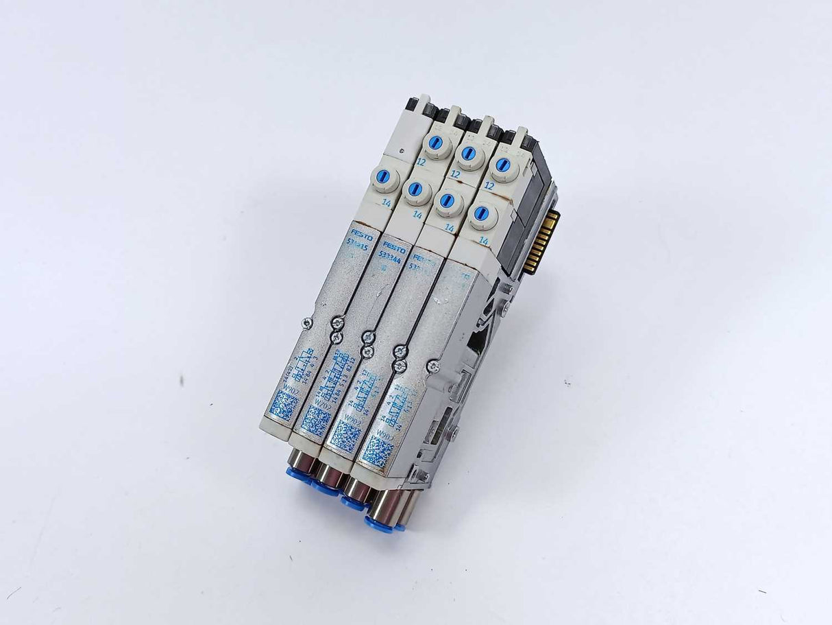 Festo 533360 MPA1-FB-EMS-8 with 533343, 534415, 533352, 533344