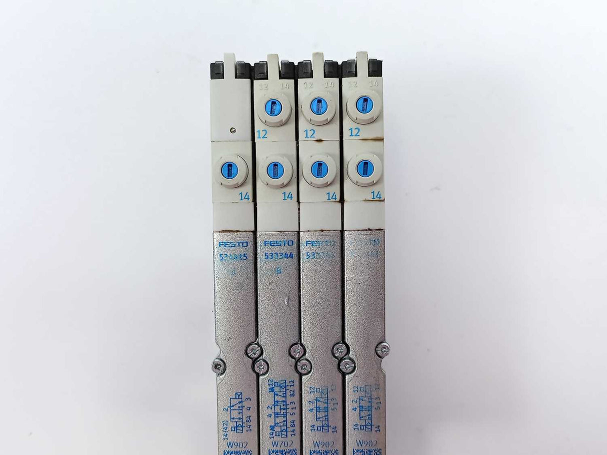 Festo 533360 MPA1-FB-EMS-8 with 533343, 534415, 533352, 533344