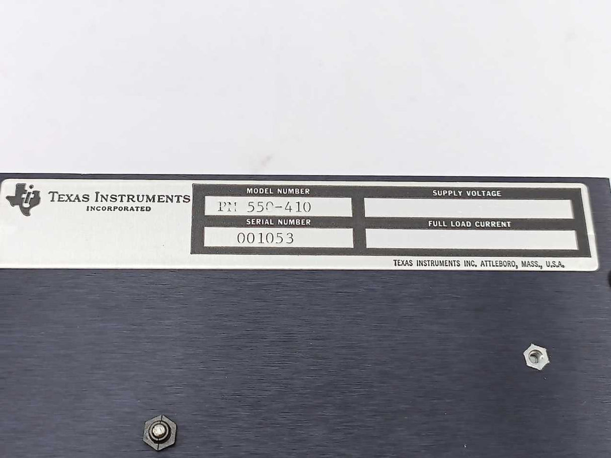 Texas Instruments PM550-410 TIMER/COUNTER ACCESS MODULE