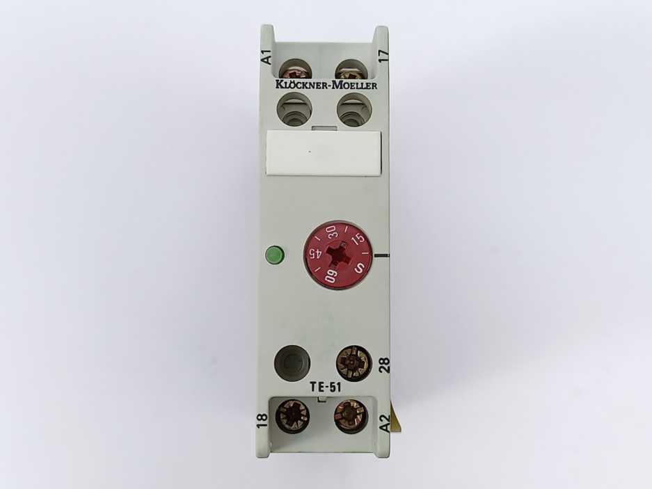 Klockner Moeller TE51-60-W SDAINL 0AM 346-440V AC 50/60Hz -15% +10% 3...60s