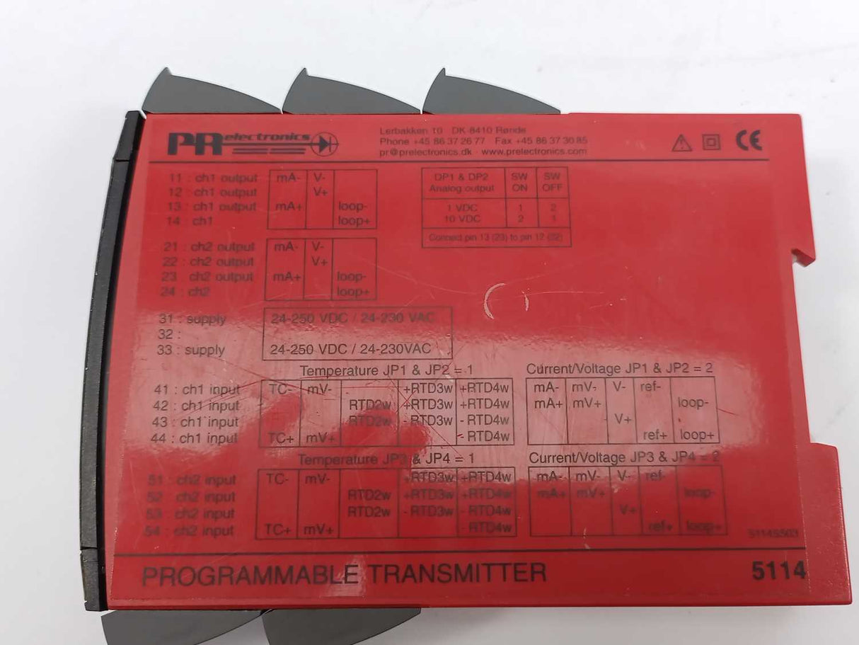 PR Electronics 5114A_B Programmable Transmitter