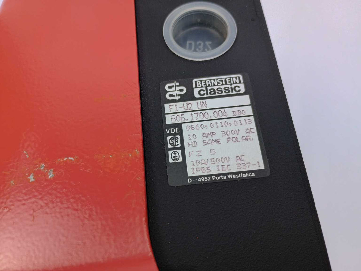 Bernstein 606.1700.004 F1-U2 UN Single Pedal Footswitch