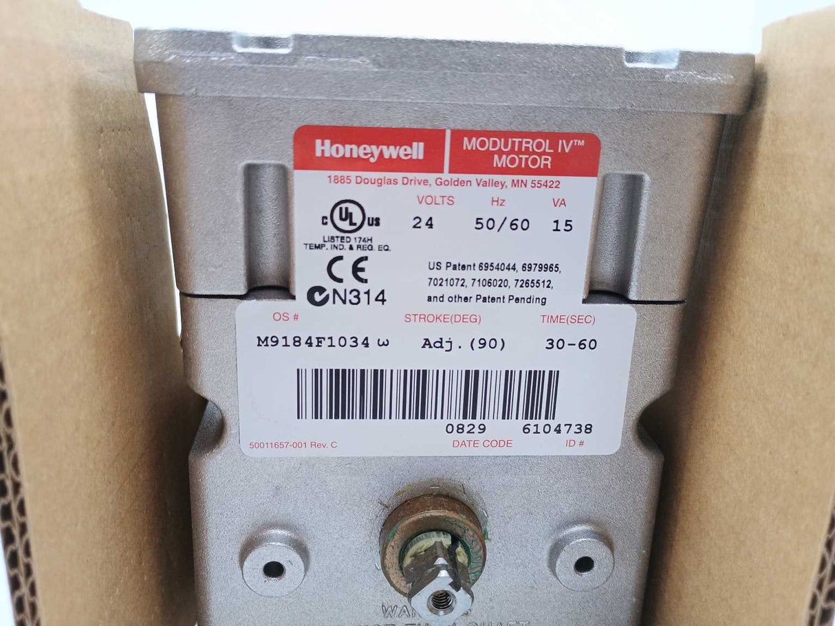 Honeywell M9184F1034 SERIES 90 MODUTROL IV MOTOR