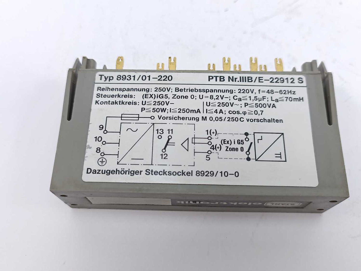 Stahl 8931/01-220 Safety Relay