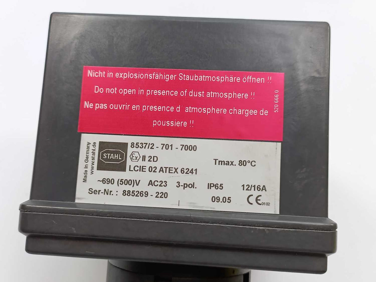 Stahl 8537/2-701-7000 Safety-Switch