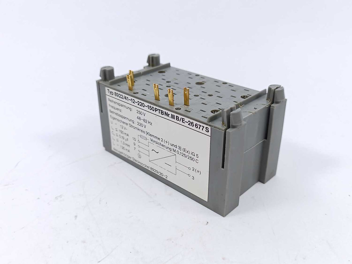 Stahl 8922/41-12-220-150 Safety Barrier, B/E-26 677S