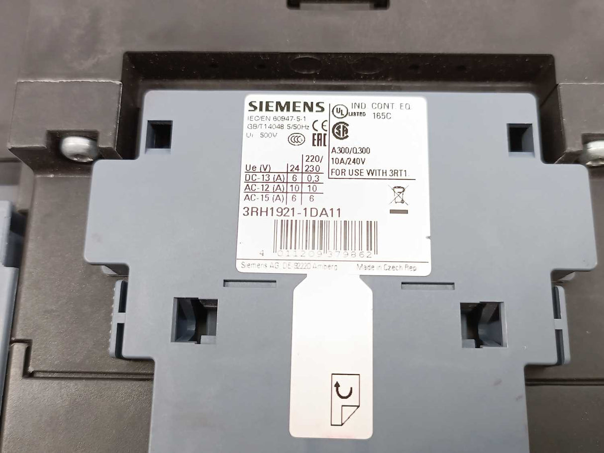 Siemens 3RT1054-1AP36 Power Contactor
