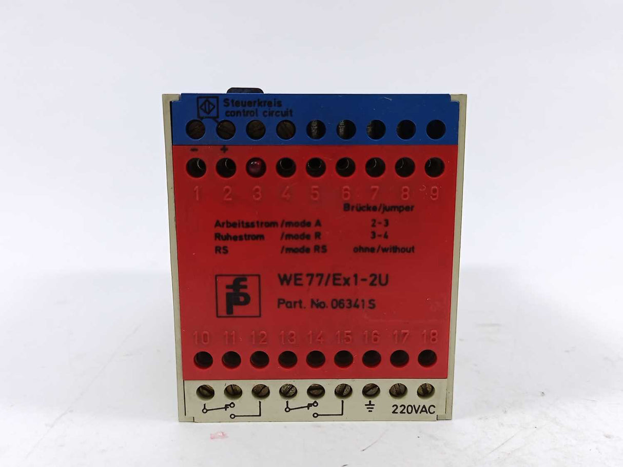 Pepperl+Fuchs 06341S Safety Relays WE77/EX1-2U