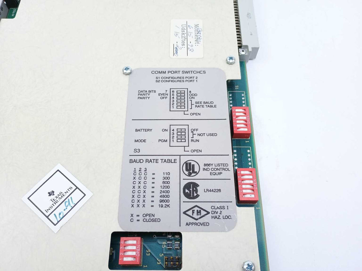 Siemens/Texas Instruments 505-7101 Basic Module