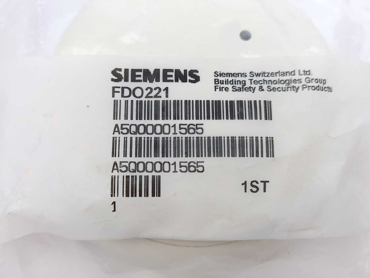Siemens FDO221 Smoke Detector